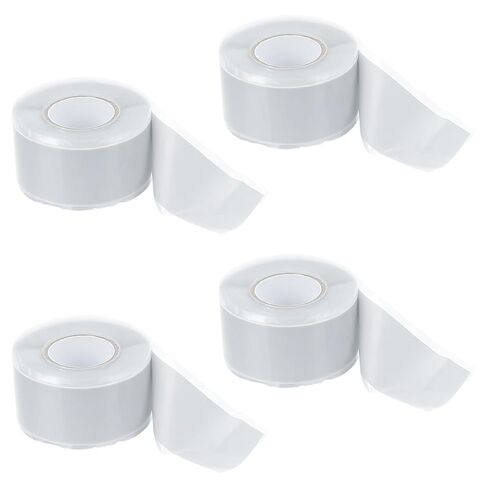 Pangda 4 Pcs Self Adhering Tool Attachment Tape for Tool Tether Flame Resistant High Temperature Self Fusing Silicone Electrical Insulation Tape for Working at Height 9.8 ft x 1 Inch/Roll in Saudi Arabia
