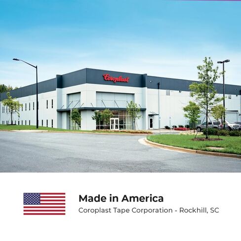 شريط ربط الأسلاك Eurotech Coroplast 835X، قماش بوليستر أسود، 19 مم × 25 م، قابل للتمزيق يدويًا، مقاوم للحرارة 150C، فئة التآكل D، فئة تخميد الصوت A in Kuwait