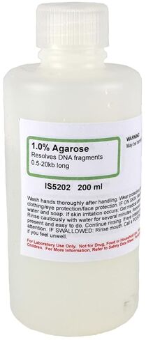 Innovating Science - 1.0% Agarose (200mL) - Melt-and-Pour Gel for DNA Fragment Separation in Saudi Arabia