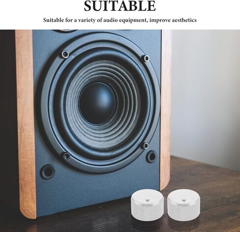 minkissy 3pcs Aluminum Bass Guitar Volume and Tone Control Knobs, Universal Metal Potentiometer Knobs for Electric Guitar Amplifier Replacement, CNC Machined with Knurled Grip in Kuwait