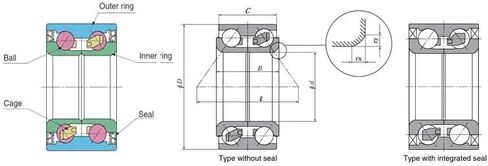1PC DAC40740042 Auto Hub Wheel Ball Bearing 40x74x42mm Double Row DAC4074W-3CS80 40BWD12 90080-36087 in Saudi Arabia