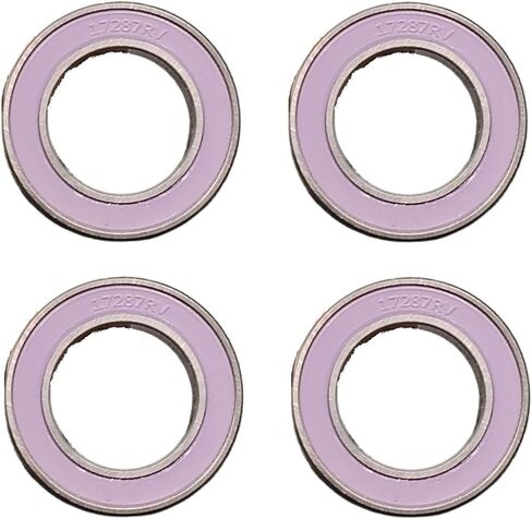 4pcs 17287-2RV-N4 Bicycle Hub Bearing 17x28x7mm Bike Hybrid Ceramic Ball Bearings 17287 Accessories in Saudi Arabia