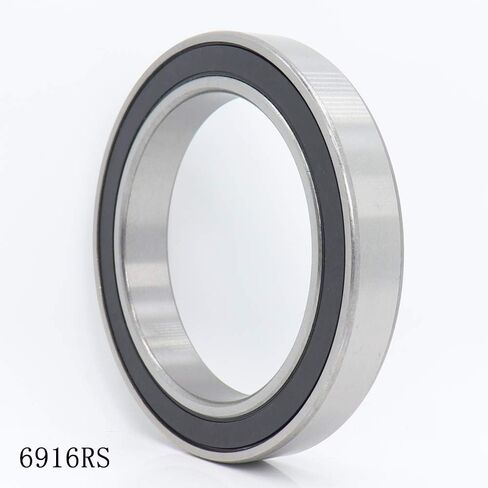 Power Transmission Products 6916 2RS Deep Groove Ball Bearing ABEC-1 2PCS Metric Thin Section Bearings 61916RS 6916RS Precision 80x110x16 in Saudi Arabia
