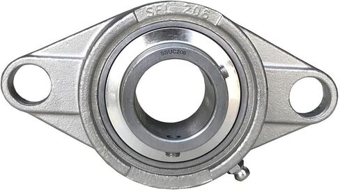 2PCS SSUCFL206 SUCFL206 UCFL206 Stainless Steel Seated Bearing Unit in Saudi Arabia