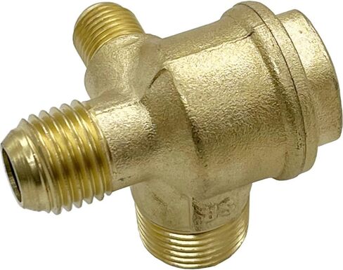 صمام فحص ضاغط الهواء النحاسي ذو 3 منافذ، تصميم للضواغط الهوائية المركزية، إصلاح المعدات الصناعية in Kuwait