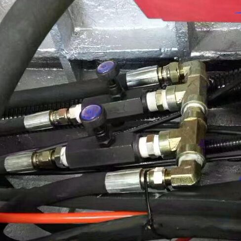 صمام التحكم في التدفق 1/4 بوصة صمام خنق صمام فحص صمام الكربون الصلب الهيدروليكي (أسود) in Kuwait