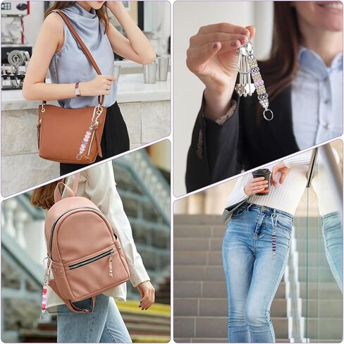 50 PCS قضبان مفاتيح قابلة للخرز ، مجموعة مفاتيح مفتاحية الفضة DIY ، شريط مفاتيح معدني فارغ للاشتعال قلادة DIY المجوهر in Saudi Arabia