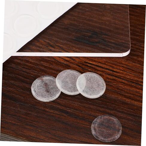 NUOBESTY 36Pcs Clear Adhesive Furniture Bumpers Self Stick Silicone Pads for Glass Table Cabinet Protection Nonslip Bumpers for Noise Reduction Enhanced Grip in Saudi Arabia