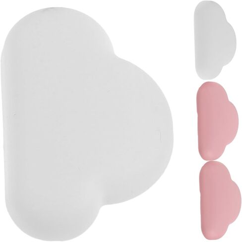 OSALADI 4Pcs Shaped Furniture Bumpers Adhesive Surface Pads for Walls Furniture Noise Reducing Design Easy to Use Bumper Pads for Cabinets in Saudi Arabia