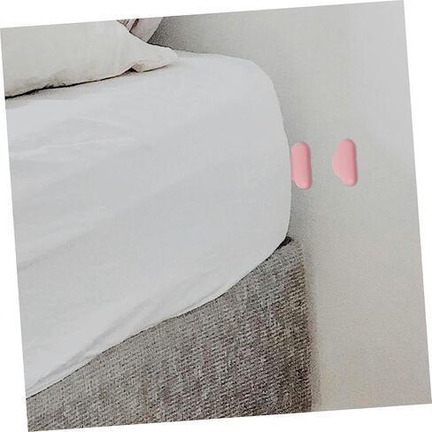OSALADI 4Pcs Shaped Furniture Bumpers Adhesive Surface Pads for Walls Furniture Noise Reducing Design Easy to Use Bumper Pads for Cabinets in Saudi Arabia
