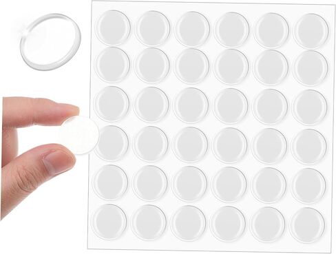 KALLORY 36Pcs Clear Self Adhesive Cabinet Door Bumpers Durable Sound Dampening Pads for Furniture Tabletops Glassware Easy Installation Versatile Protection in Saudi Arabia