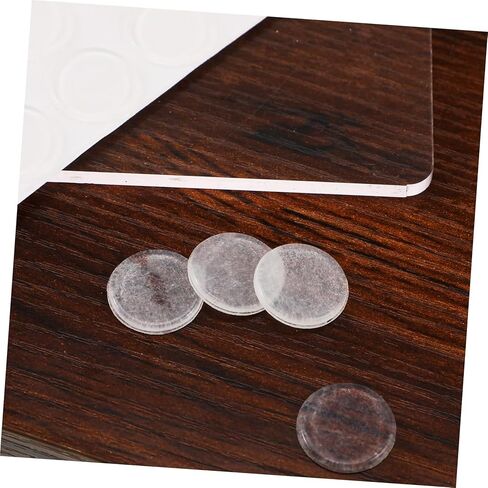 KALLORY 36Pcs Clear Self Adhesive Cabinet Door Bumpers Durable Sound Dampening Pads for Furniture Tabletops Glassware Easy Installation Versatile Protection in Saudi Arabia