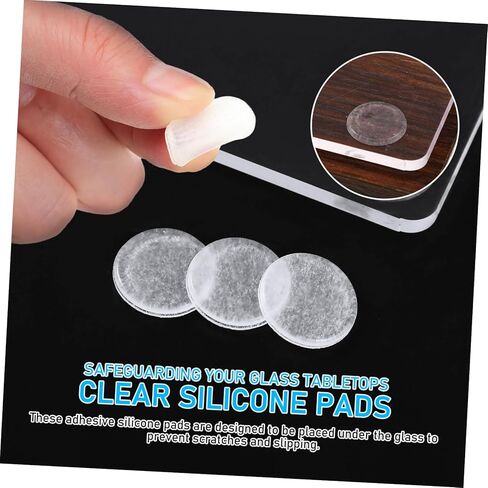 KALLORY 36Pcs Clear Self Adhesive Cabinet Door Bumpers Durable Sound Dampening Pads for Furniture Tabletops Glassware Easy Installation Versatile Protection in Saudi Arabia