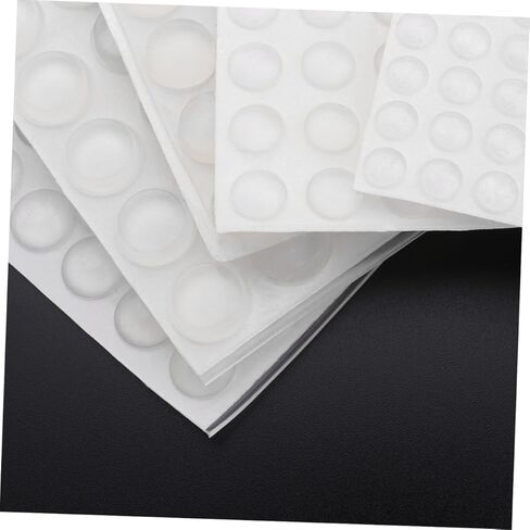 TEHAUX 214pcs Noise Cancelling Cabinet Door Bumpers Self Adhesive Soft Close Pads for Door Damping Pad in Saudi Arabia