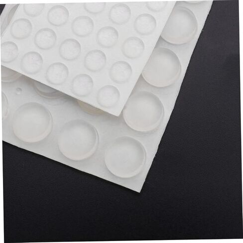 TEHAUX 214pcs Noise Cancelling Cabinet Door Bumpers Self Adhesive Soft Close Pads for Door Damping Pad in Saudi Arabia