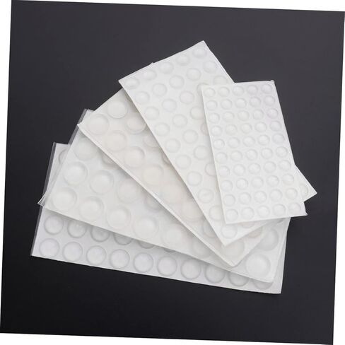 TEHAUX 214pcs Noise Cancelling Cabinet Door Bumpers Self Adhesive Soft Close Pads for Door Damping Pad in Saudi Arabia