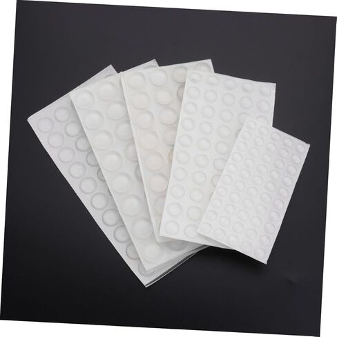 TEHAUX 214pcs Noise Cancelling Cabinet Door Bumpers Self Adhesive Soft Close Pads for Door Damping Pad in Saudi Arabia