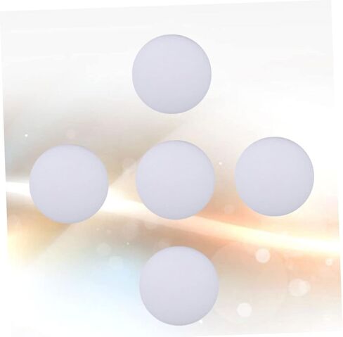 KALLORY 5Pcs Thickened Door Crash Pads Self Adhesive Wall Bumpers for Door Knob Protection Cute Round Collision Guard for Home White in Saudi Arabia