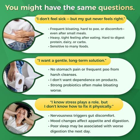 إنزيمات الجهاز الهضمي من جرين بيبول للنساء والرجال - كبسولة لطيفة لتنظيف الأمعاء وصحتها مع الدردار الزلق، والكلوروفيل، والسبيرولينا، ومركب البروبيوتيك - مكمل أمعاء حساس كامل 60 قيراط، استخدام لمدة 30 يومًا in Kuwait