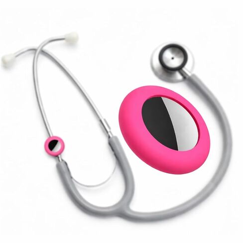 Stethoscope Tracker Holder, Works with All stethoscopes, Compatible with Air Tracker Tag, Attach to Never Lose Your Stethoscope, Ideal for Nurses, Doctors (Pink) in Kuwait