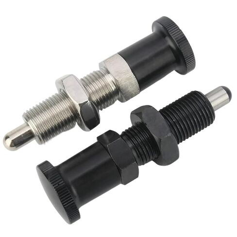 QX212-BK Retractable Plunger Carbon Steel Spring Return Indexing with M8/10/12/16 Thread 1Pcs(M8L) in Saudi Arabia