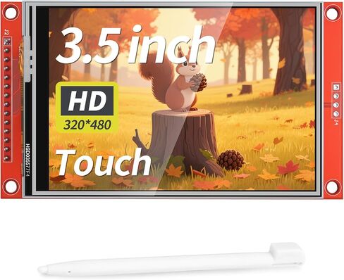 3.5 Inch TFT LCD Touch Screen Display Module 480 x 320 Resolution 4-Wire SPI Interface ILI9488 Driver Chip with Touch Pen Compatible with Arduino Raspberry Pi STM32 in Saudi Arabia