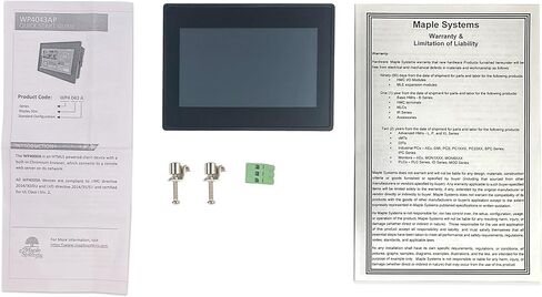 لوحة HMI ويب سعوية مقاس 4.3 بوصة، دقة 480 × 272، 1000 شمعة في المتر المربع، تصنيف C1D2، WP4043AP، أسود in Kuwait