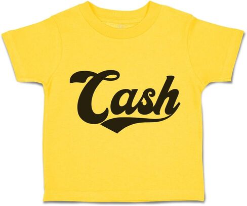 Toddler T-Shirt Letters Cash Money Cotton Coins Boy & Girl Clothes Payment Baby Funny Tee Black Design Only 7T in Saudi Arabia