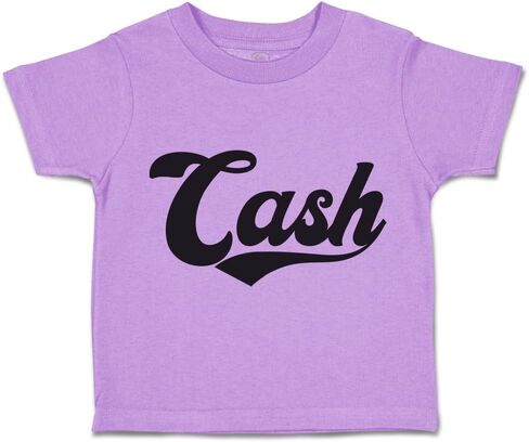 Toddler T-Shirt Letters Cash Money Cotton Coins Boy & Girl Clothes Payment Baby Funny Tee Black Design Only 7T in Saudi Arabia