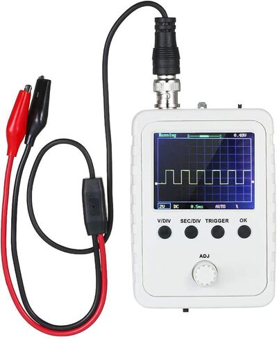 راسم الذبذبات الرقمي DSO150 المجمع بالكامل بشاشة LCD مقاس 2.4 بوصة مع قوة مشبك الاختبار in Saudi Arabia