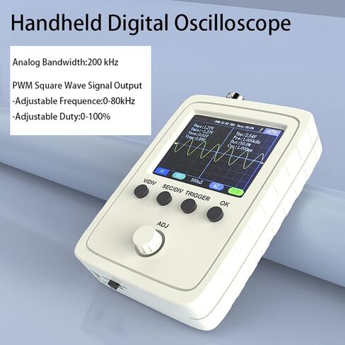 راسم الذبذبات الرقمي DSO150 المجمع بالكامل بشاشة LCD مقاس 2.4 بوصة مع قوة مشبك الاختبار in Saudi Arabia