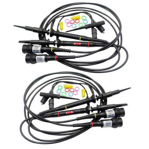 P2200 200MHz Oscilloscope Clip Probes Insulated BNC End Probe with Accessory Kit (2) in Saudi Arabia