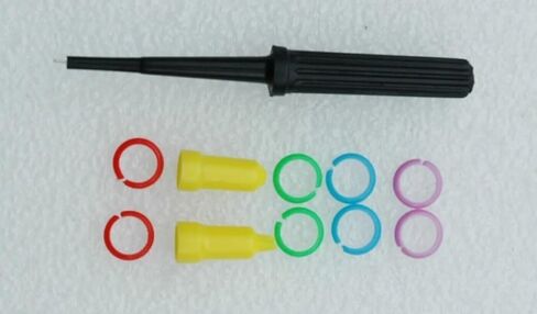 P2200 200MHz Oscilloscope Clip Probes Insulated BNC End Probe with Accessory Kit (2) in Saudi Arabia