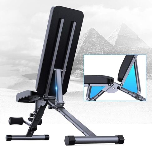 Weight Bench Training Bench Home Gym Exercises Weight Table Folding Dumbbell Bench Multifunctional Fitness Chair Small Bench Pr Bench in Saudi Arabia