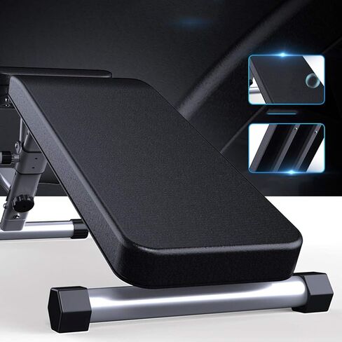 Weight Bench Training Bench Home Gym Exercises Weight Table Folding Dumbbell Bench Multifunctional Fitness Chair Small Bench Pr Bench in Saudi Arabia