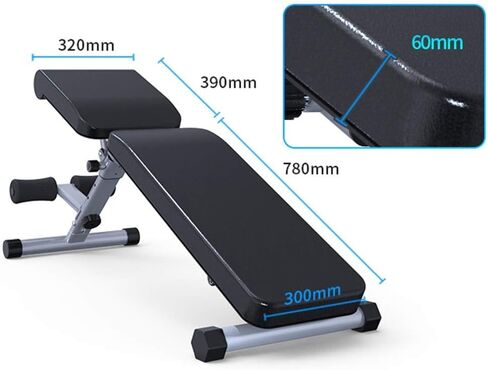 Weight Bench Training Bench Home Gym Exercises Weight Table Folding Dumbbell Bench Multifunctional Fitness Chair Small Bench Pr Bench in Saudi Arabia