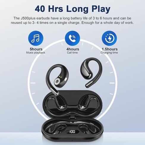 سماعات الأذن Bluetooth Headphones 60 ساعة Playtime Ear Buds IPX7 in Kuwait