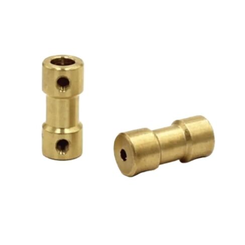 1PC Brass Rigid Motor Shaft Coupling Coupler Motor Transmission Connector(3.17mm to 3mm) in Saudi Arabia