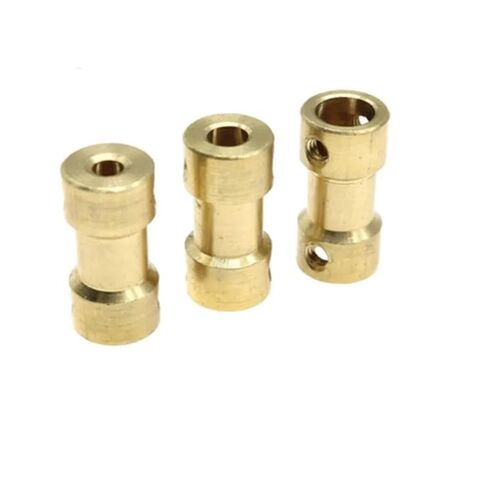 1PC Brass Rigid Motor Shaft Coupling Coupler Motor Transmission Connector(2mm to 3mm) in Saudi Arabia