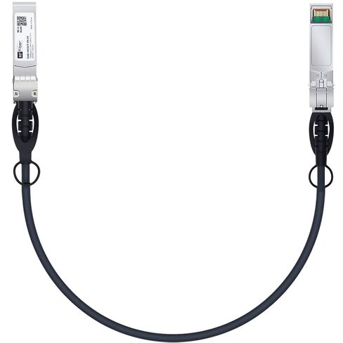 H! Fiber 10 Pack SFP+ Cable ، 10G SFP+ DAC ، 0.3M (0.98ft) ، كبل Twinax Twinax المباشر السلبي لـ Cisco SFP-H10GB-CU0.3M ، ubiquiti UNIFI UC-SFP+ ، TP-Link ، Mikrotik ، Intel ، Fortinet ، Netgear in Kuwait