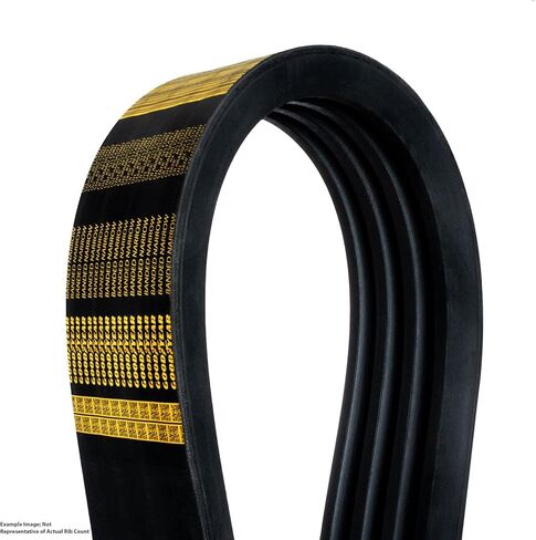 حزام Goodyear 4/3V1320 على شكل حرف V صناعي ملفوف ضيق، شكل 3V، 4 أضلاع، طول 132 بوصة in Saudi Arabia