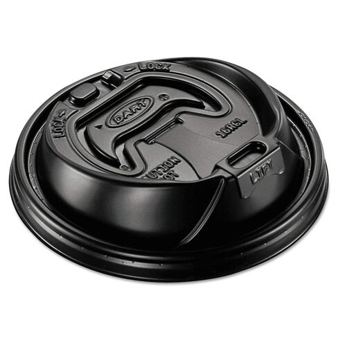 Dart 16RCLBLK Black Optima Reclosable Lid (Case of 1000) in Saudi Arabia