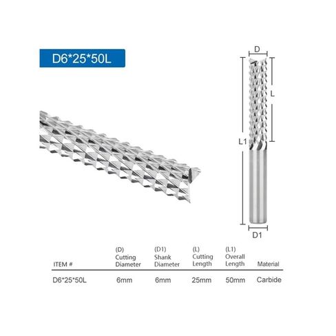 6x62x100L Shank Corn End Mill CNC Router Bit PCB Machine Milling Tool PWIGAAHTW in Saudi Arabia