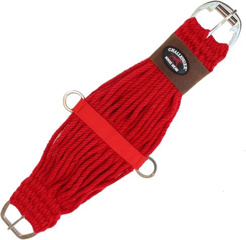Horse 32" Western 27 Strand Double Weave Red Mohair Roper Cinch 97RT07RD-32 in Saudi Arabia