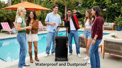 غطاء حماية من الغبار لمكبر الصوت المحمول JBL PartyBox 520، غطاء مكبر صوت قابل للتمدد من الغبار مع شريط مطاطي لمكبر الصوت JBL PartyBox 520 (الغطاء فقط) in Kuwait