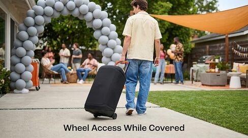 غطاء حماية من الغبار لمكبر الصوت المحمول JBL PartyBox 520، غطاء مكبر صوت قابل للتمدد من الغبار مع شريط مطاطي لمكبر الصوت JBL PartyBox 520 (الغطاء فقط) in Kuwait