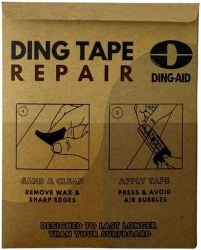 شريط إصلاح لوح التزلج من DING-Tape، رقع إصلاح شريط Ding مقاومة للماء بنسبة 100%، ملصقات شفافة مقاس 2.2 × 3 بوصة مع ورقة سنفرة، 5 أو 10 عبوات in Saudi Arabia
