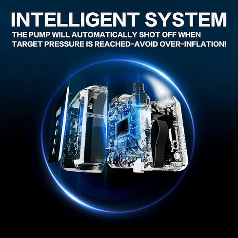 مضخة هواء كهربائية محمولة على شكل لوح مجداف مع حقيبة، منفاخ ضاغط هواء صغير يعمل بقابس سيارة 12 فولت من أجل لوح تجديف قابل للنفخ وقوارب كاياك وطائرة ورقية in Kuwait
