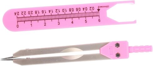 NUOBESTY Calipers Dividers Tool Ruler for Electrocardiogram Measurement Lightweight Drafting Instrument Protective Cover for Medical Students and Professionals in Saudi Arabia