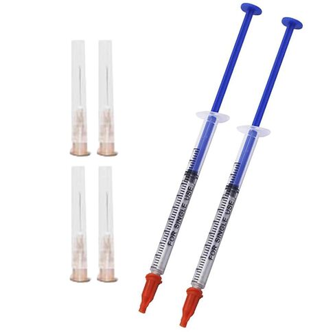 قلم طلاء فضي موصل، قطعتان 0.5 مل لاصق موصل كهربائيًا لاصق موصل قلم لحام إلكتروني أداة لحام لتطبيقات إصلاح الإلكترونيات in Kuwait